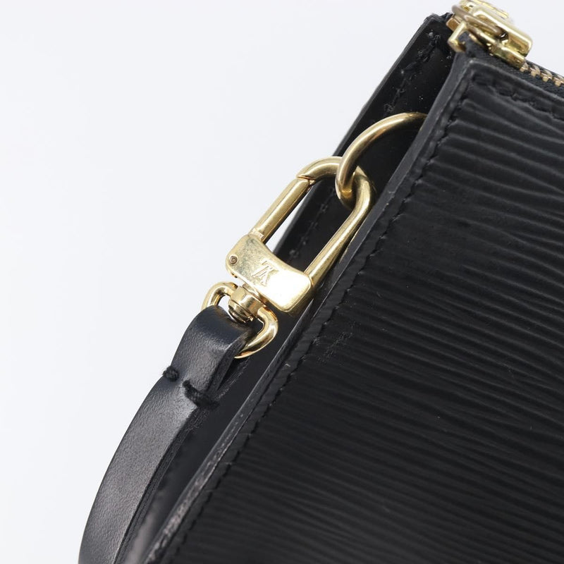 Louis Vuitton Pochette Accessoires Epi Leather Black Bag