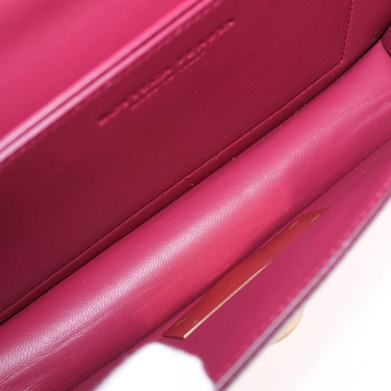 Bottega Veneta Bv Classic Spazzolato Leather Red Bag