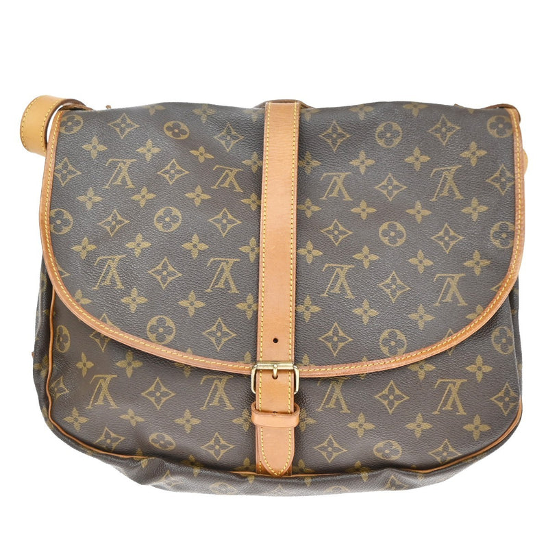 Louis Vuitton Saumur Monogram Canvas Brown Bag