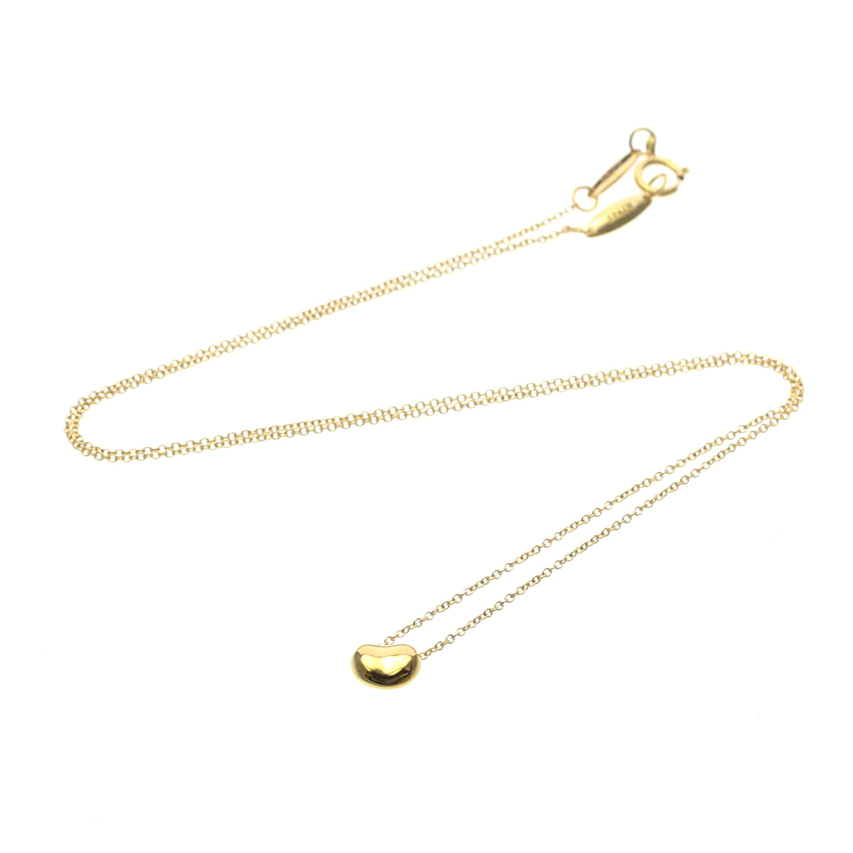 Tiffany & Co. Elsa Peretti Bean Pendant 18k Rose Gold Pink_gold Bijoux