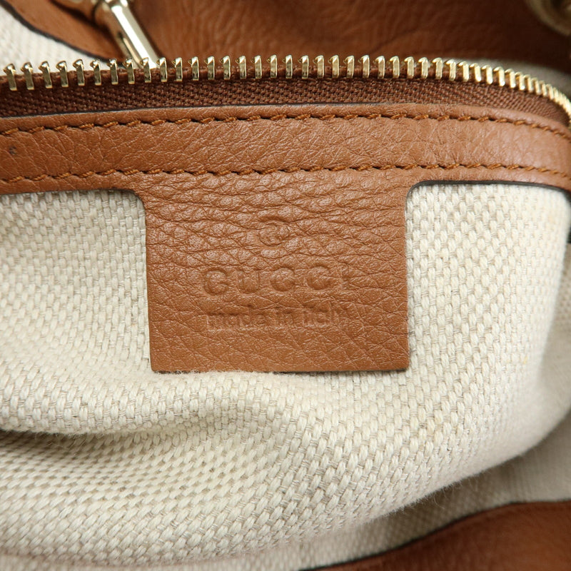 Gucci Soho Chain Strap Leather Brown Bag