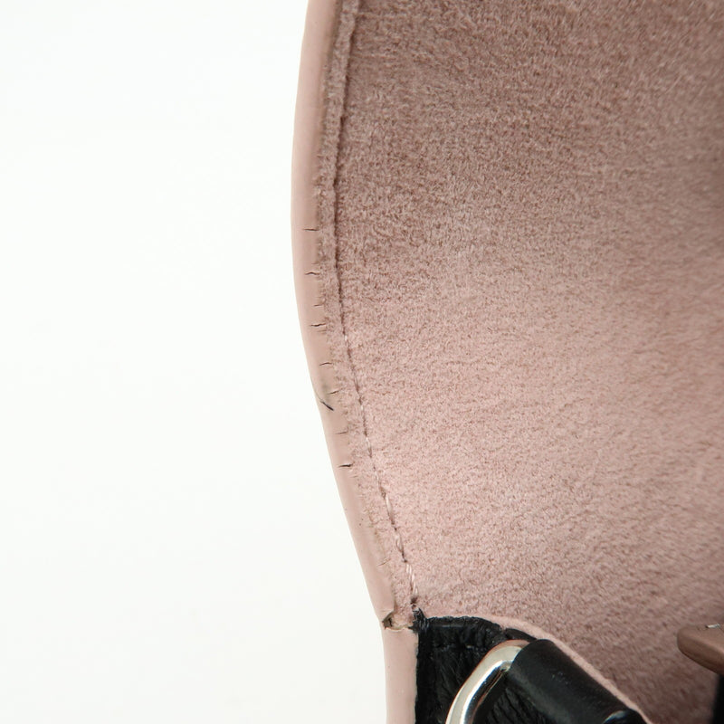 Louis Vuitton Mylockme Chain Pochette Leather Pink Bag