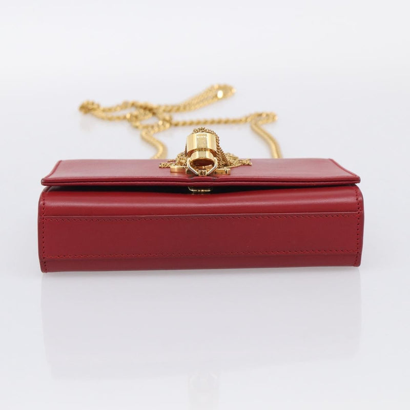 Saint Laurent Classic Monogram Leather Red Bag