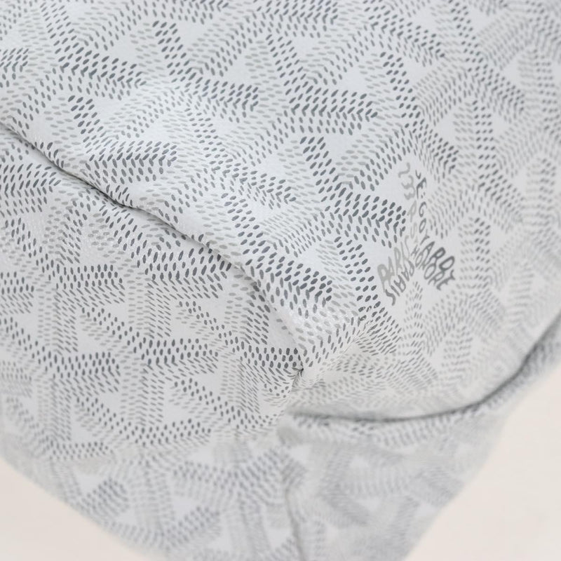 Goyard Boheme Hobo Iridescent Coated Canvas White