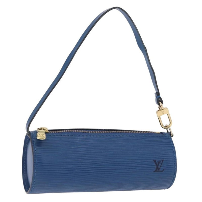 Louis Vuitton Soufflot Pochette Epi Leather Blue Bag