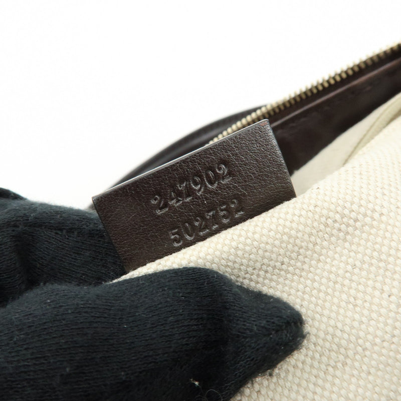 Gucci Sukey Top Handle Satchel Guccissima Leather Brown