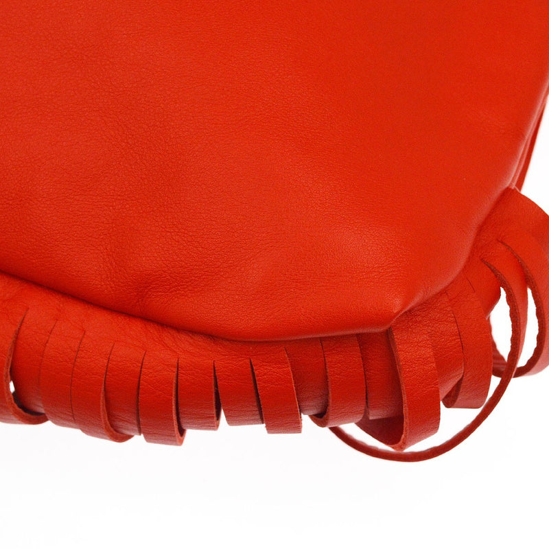 Bottega Veneta The Fringe Leather Red Bag