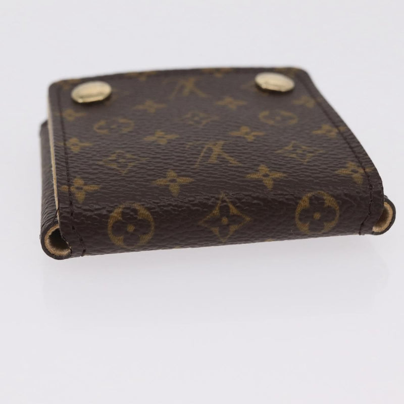 Louis Vuitton Folding Jewelry Case Monogram Canvas Brown Accessory