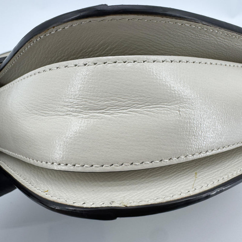 Gucci Horsebit 1955 Gg Coated Canvas With Leather Beige Bag