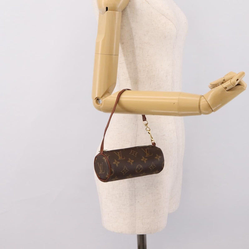 Louis Vuitton Papillon Pochette Monogram Canvas Brown Bag