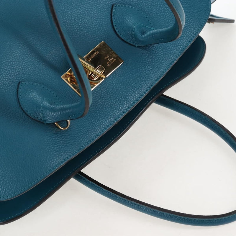 Louis Vuitton Milla Veau Nuage Calfskin Blue Leather Bag