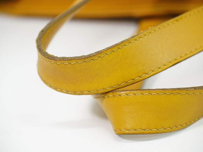 Louis Vuitton Tadao Damier Infini Leather Yellow Bag