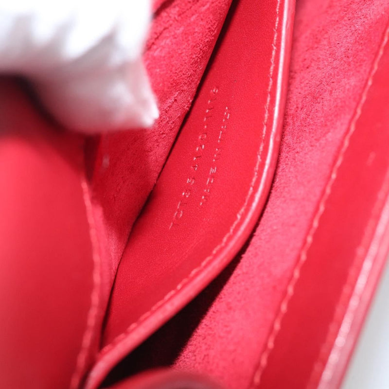 Saint Laurent Classic Monogram Leather Red Bag