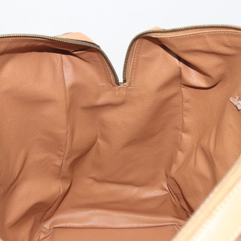 Celine Boston C Macadam Canvas Brown Bag