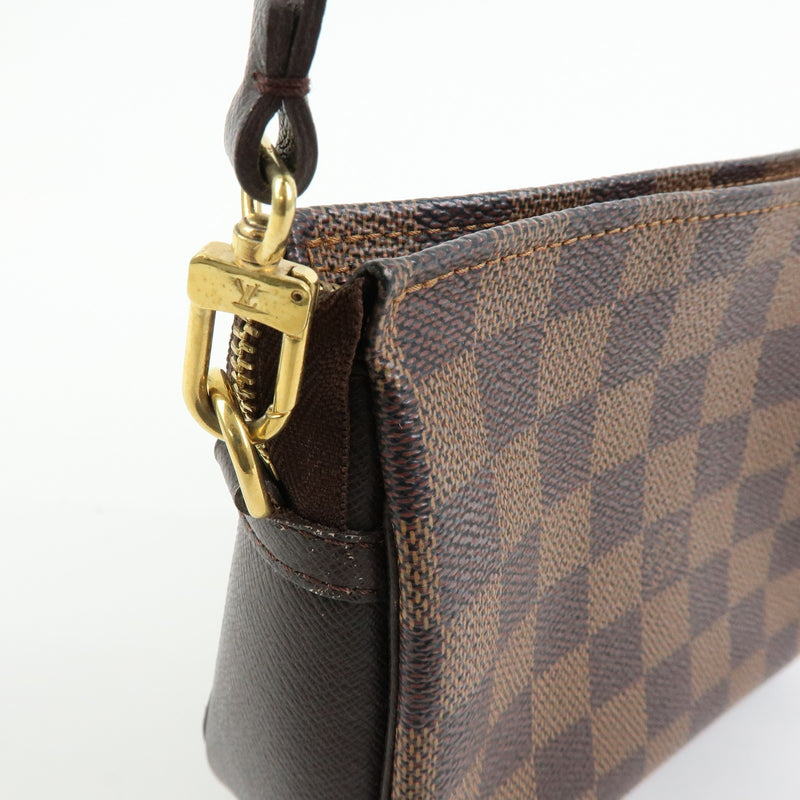 Louis Vuitton Trousse Make Up Damier Brown Canvas Bag