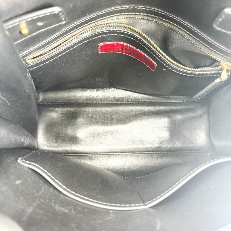 Valentino Garavani My Rockstud Satchel Leather Black