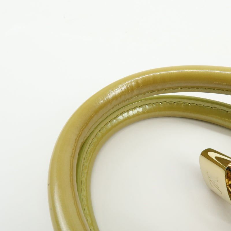 Louis Vuitton Alma Monogram Vernis Green Patent_leather Bag