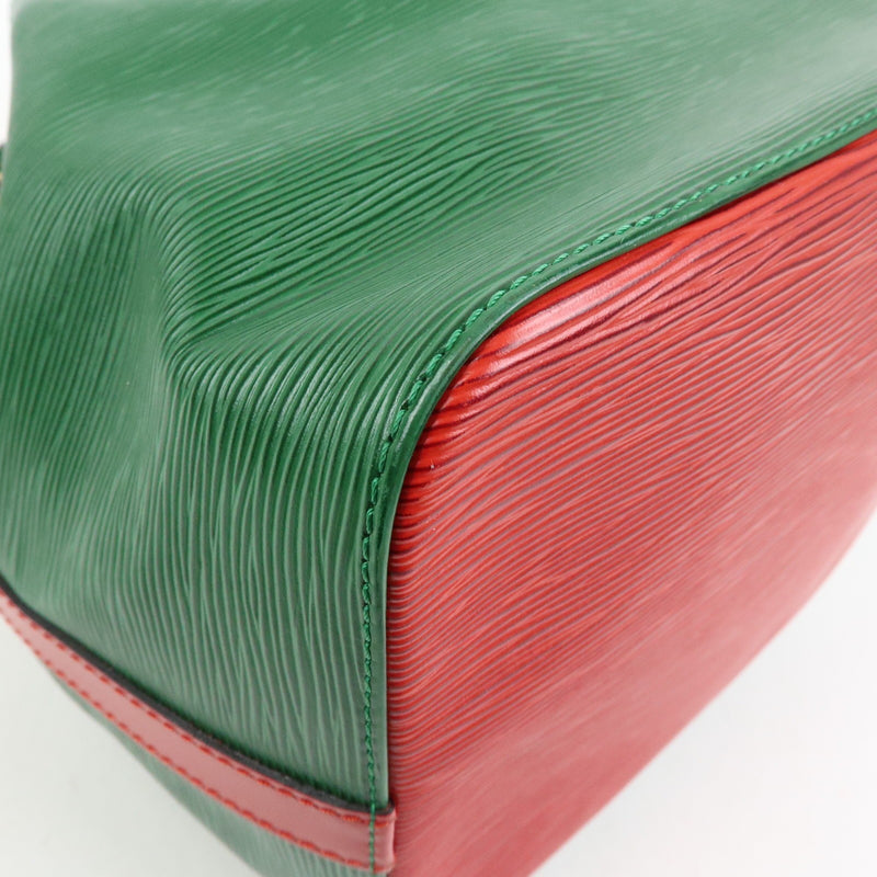 Louis Vuitton Bicolor Petit Noe Epi Leather Green Bag