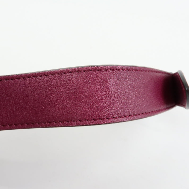 Gucci Gg Marmont Belt Matelasse Velvet Purple Bag