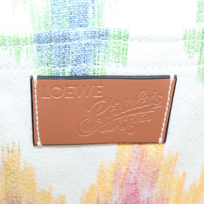 Loewe Paulas Ibiza Embellished Printed Canvas Multicolour Bag