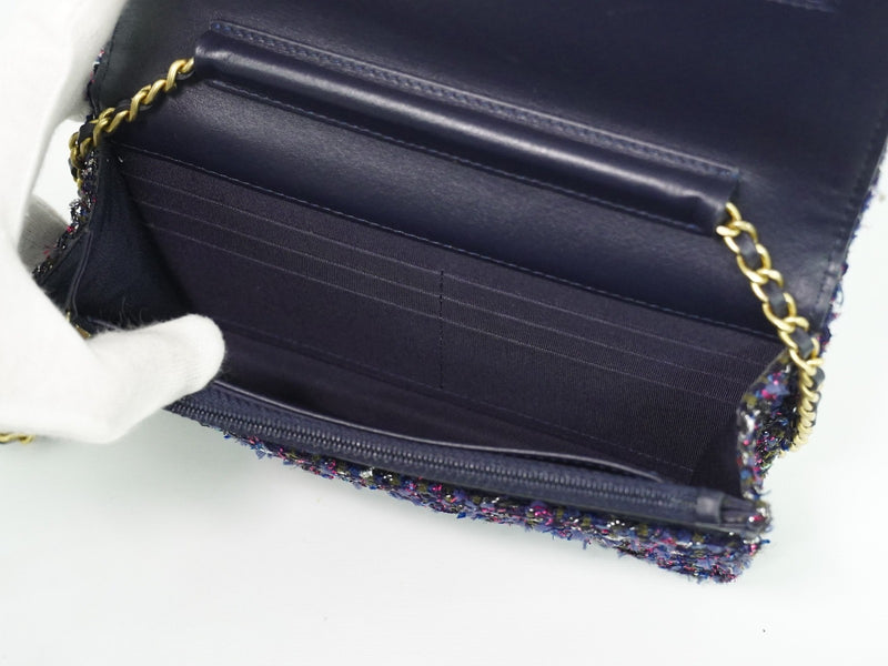 Chanel Wallet On Chain Tweed Multicolour Bag