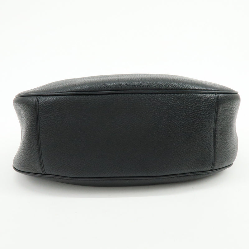 Coach Shoulder Leather Black Bag
