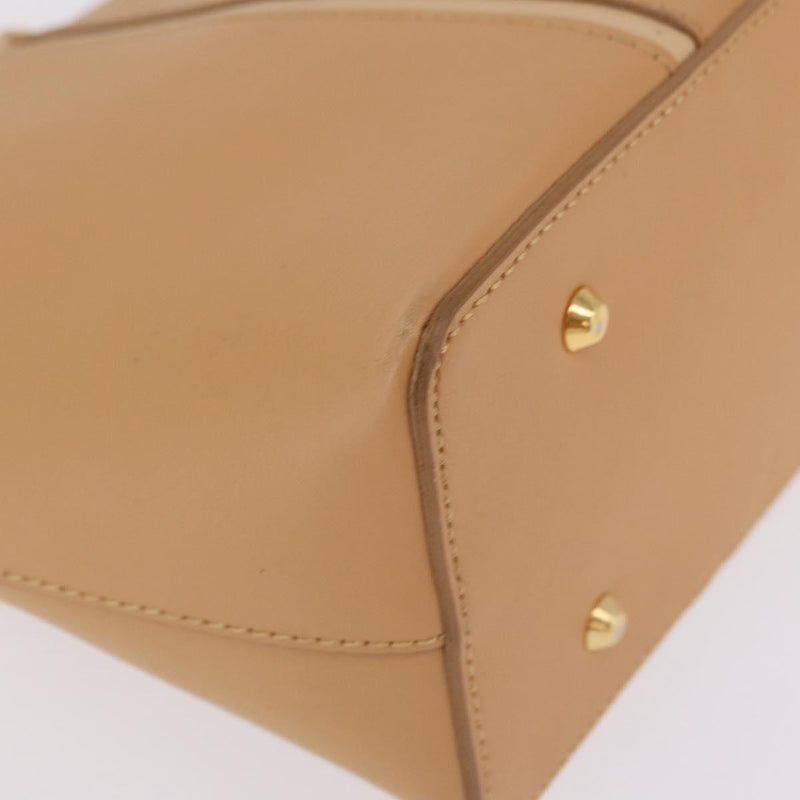 Burberry Handbag Leather Beige Bag