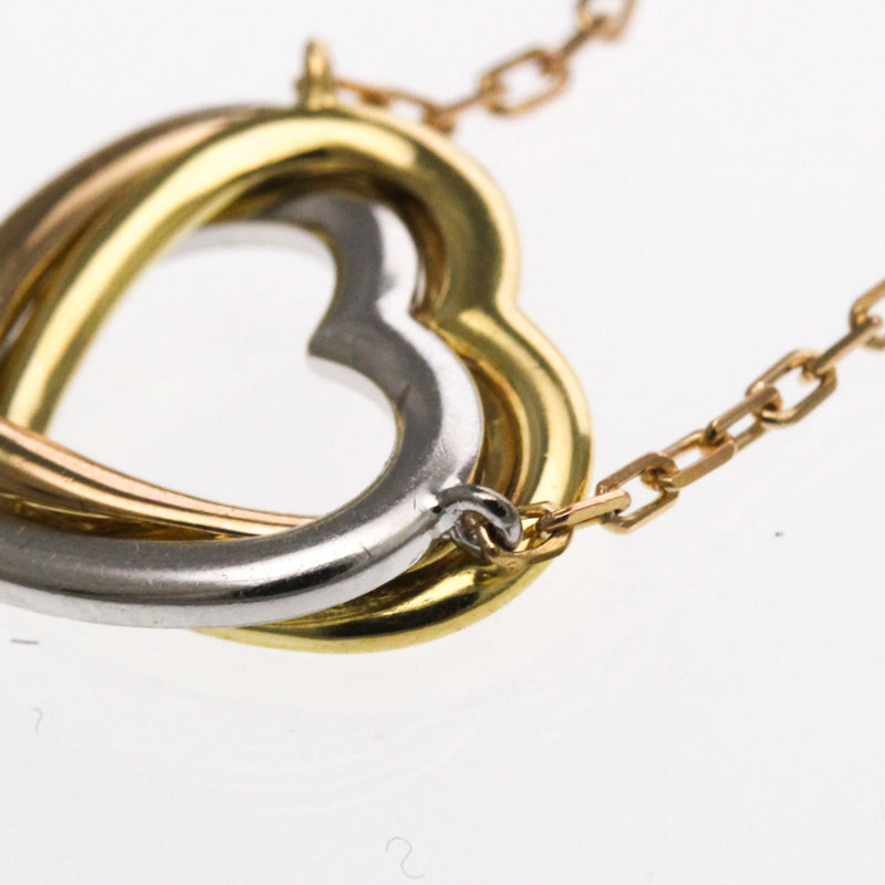 Cartier Trinity De Heart Pendant 18k Tricolor Gold With Diamonds Bijoux