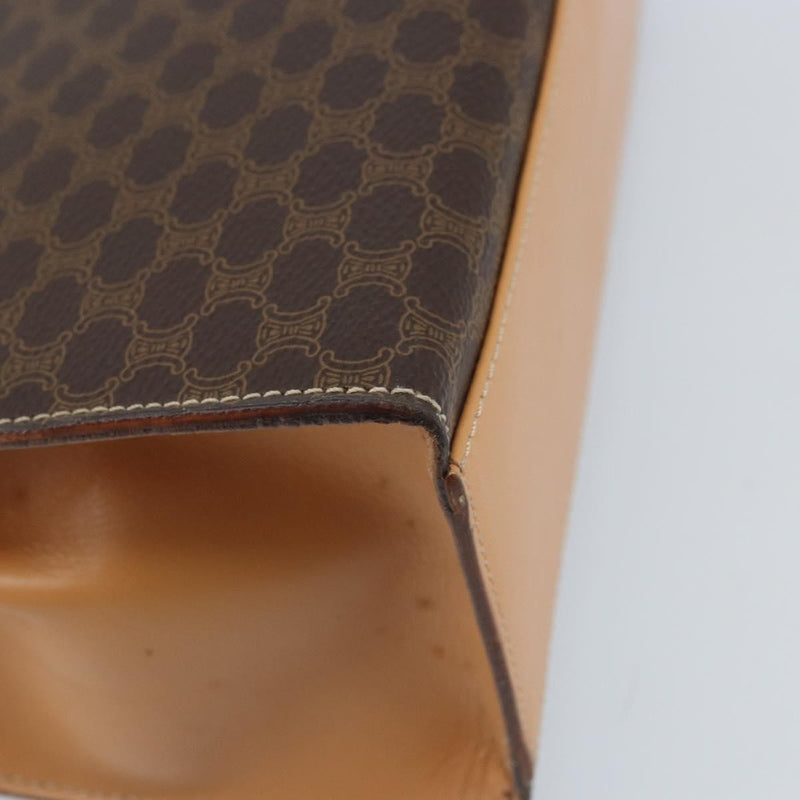Celine Handbag Canvas Brown Bag