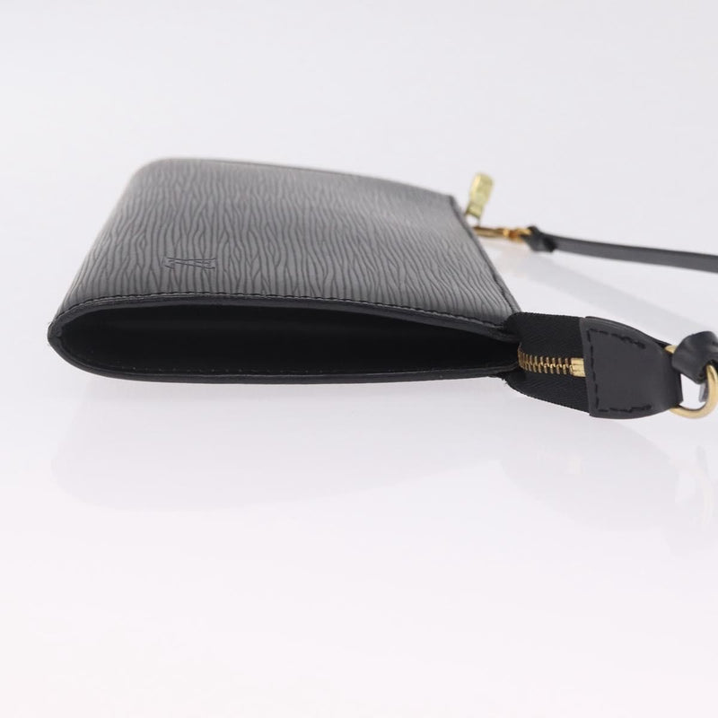 Louis Vuitton Pochette Accessoires Epi Leather Black Bag