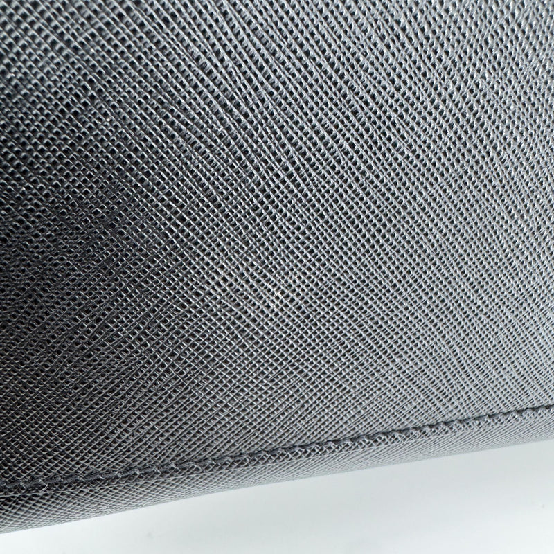 Prada Saffiano Tote Leather Black