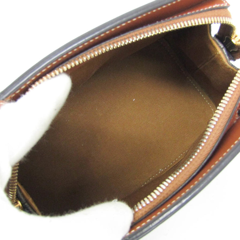 Celine Teen Cabas De France Triomphe Coated Canvas Brown Bag