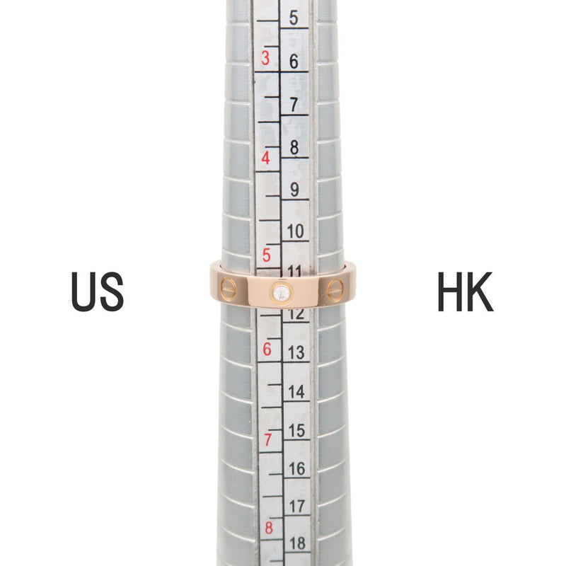Cartier Love Wedding Band 1 Diamond 18k Rose Gold With Pink Rose_gold Bijoux