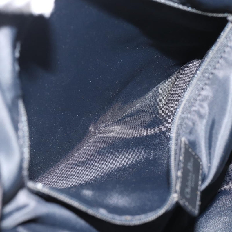 Christian Dior Vintage Trotter Messenger Diorissimo Canvas Black