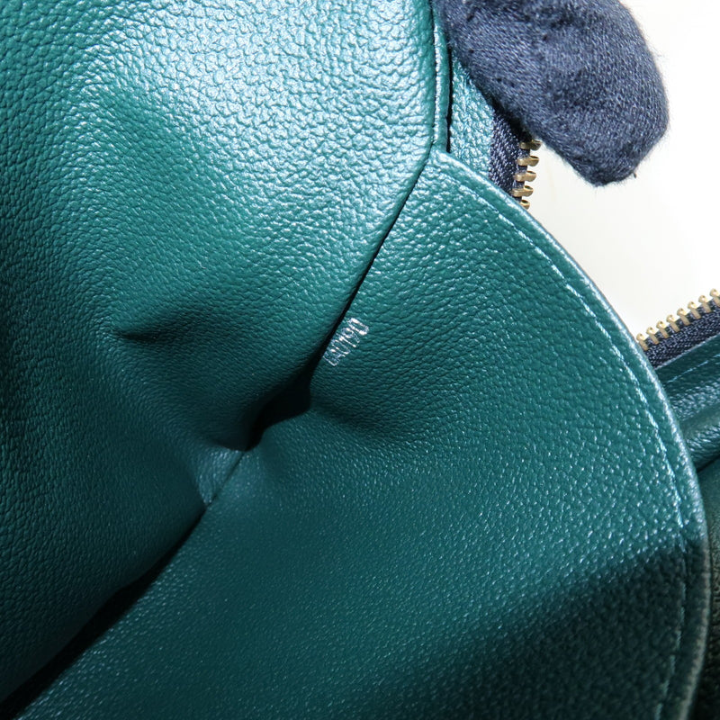 Louis Vuitton Toiletry Pouch Taiga Leather Green