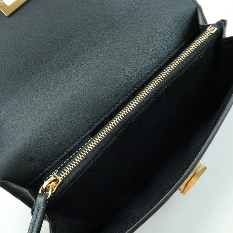 Fendi Selleria Peekaboo Leather Black Accessory