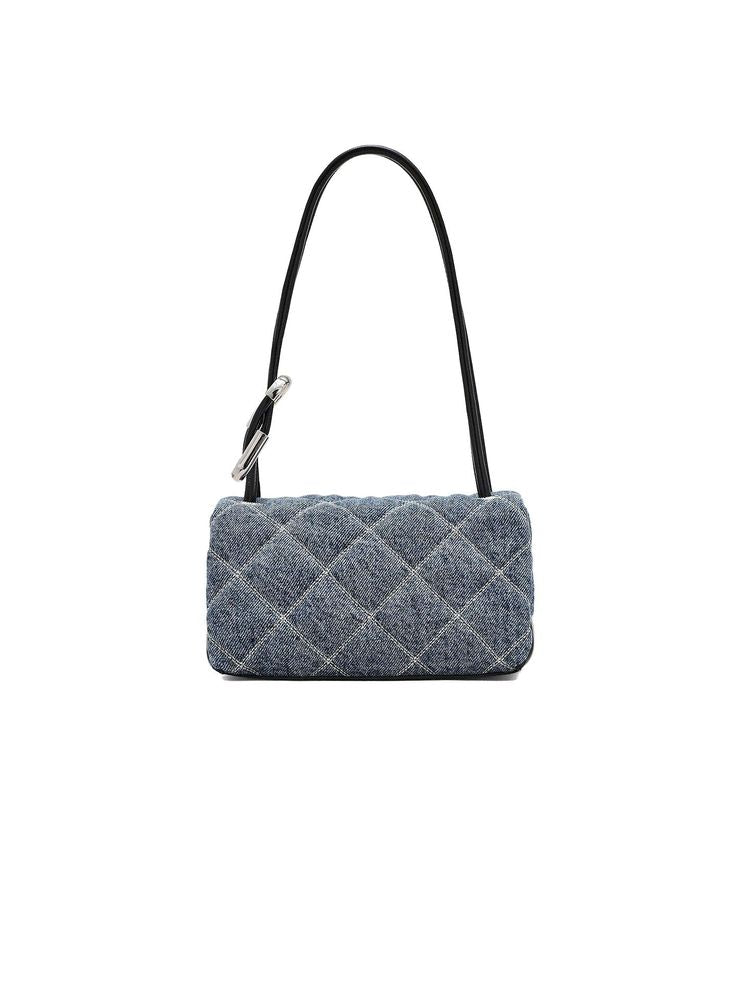 Marc Jacobs Cotton Denim Shoulder Bag — Blue