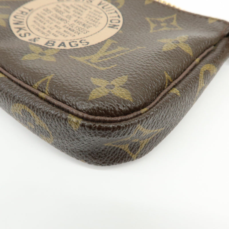 Louis Vuitton Pochette Accessoires Limited Edition Monogram Canvas Brown Bag