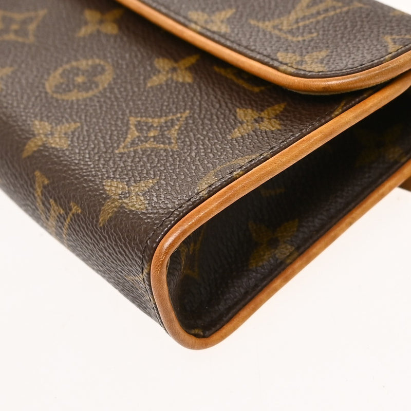 Louis Vuitton Florentine Waist Monogram Canvas Brown Bag