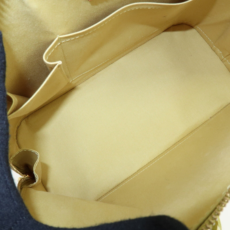 Louis Vuitton Alma Monogram Vernis Green Patent_leather Bag