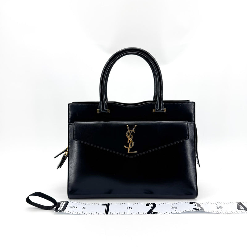 Saint Laurent Uptown Leather Black Bag