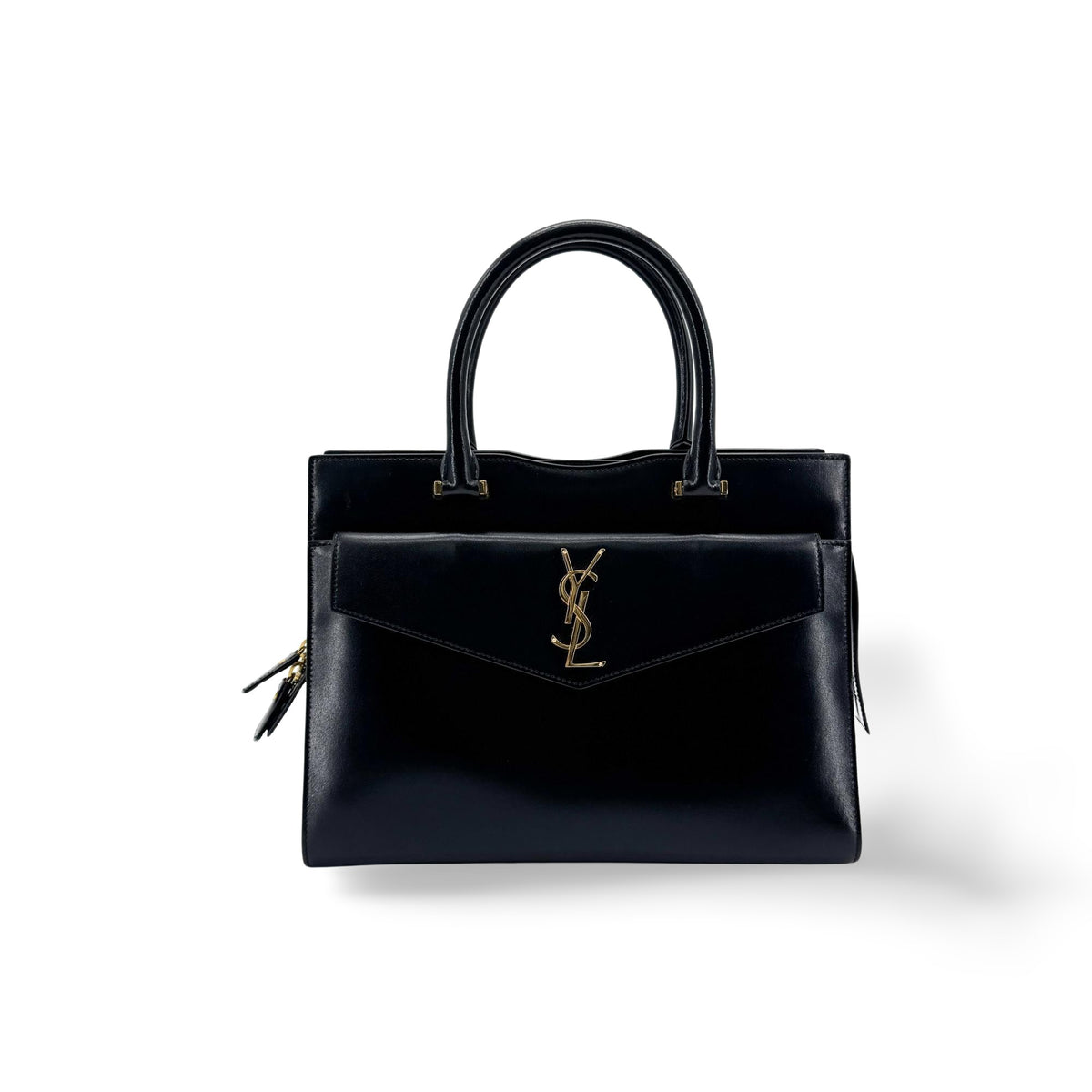 Saint Laurent Uptown Leather Black Bag