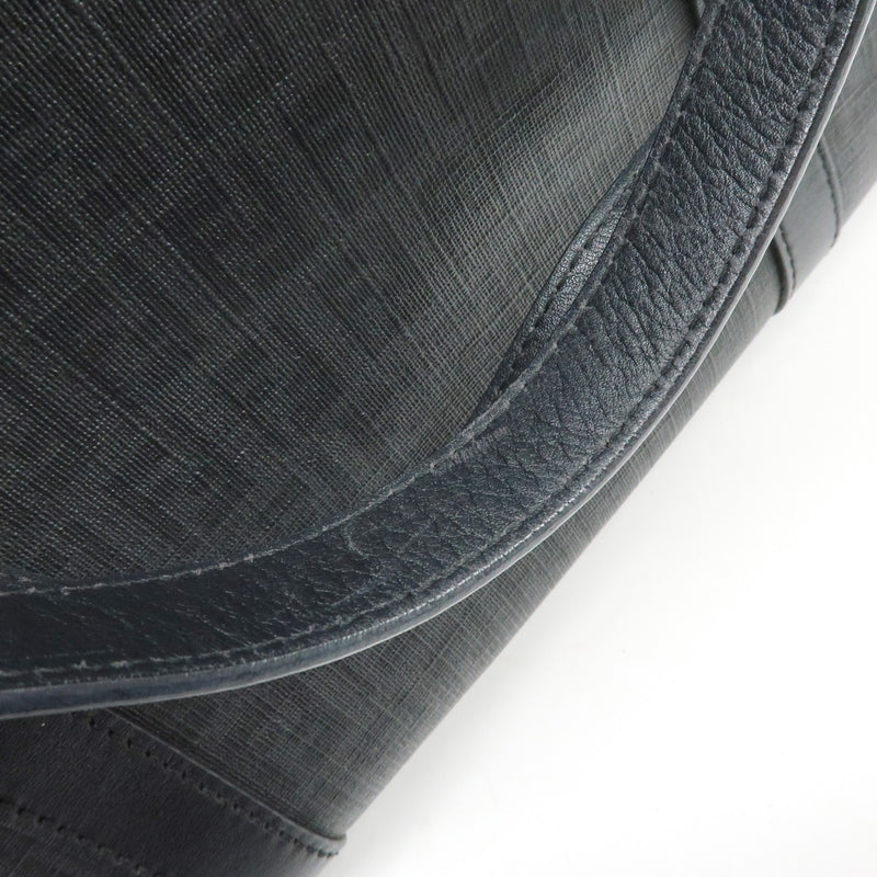 Fendi Superstar Zucchino Coated Canvas Black Bag