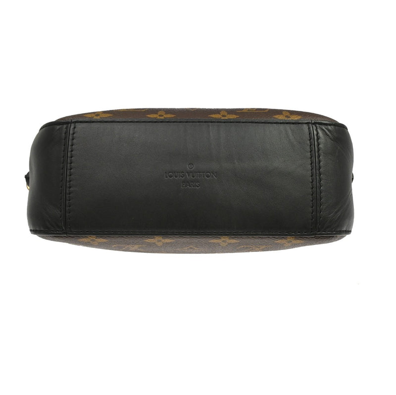 Louis Vuitton Saintonge Monogram Canvas With Leather Brown Bag