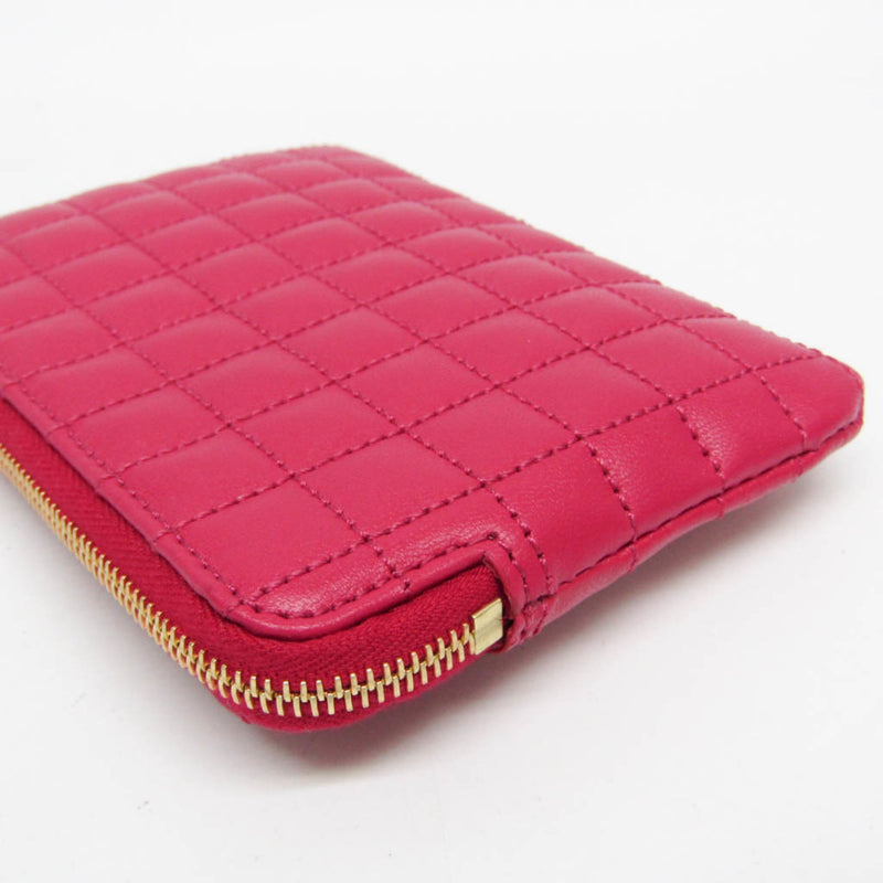 Celine C Charm Quilted Leather Pink Bag