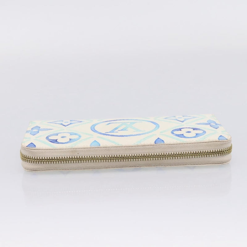 Louis Vuitton Zippy By The Pool Monogram Tile Canvas Blue Accessory