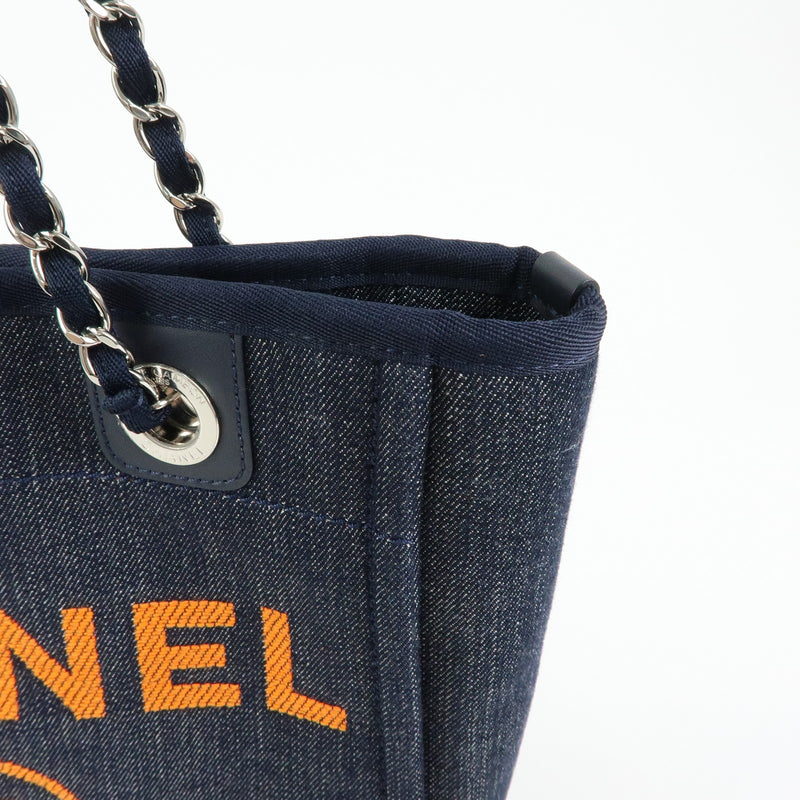 Chanel Deauville Denim Blue Denim_jeans Bag