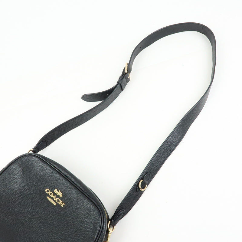 Coach Shoulder Leather Black Bag