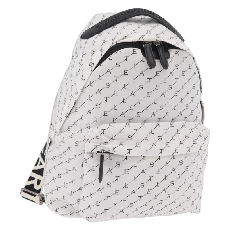 Stella Mccartney Falabella Go Monogram Canvas White Nylon Bag