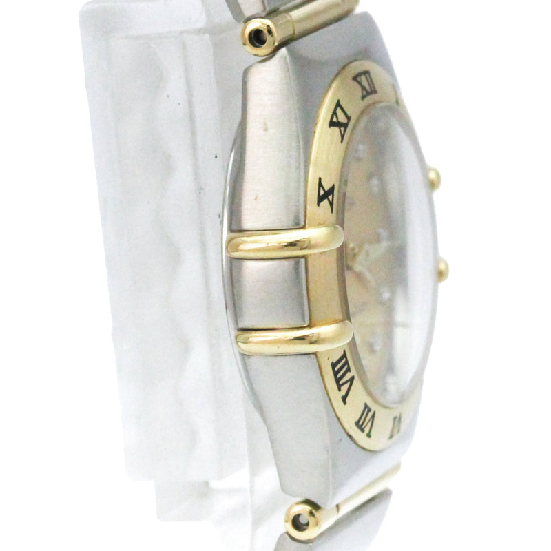 Omega Constellation Quartz Stainless Steel And Yellow Gold Watches
